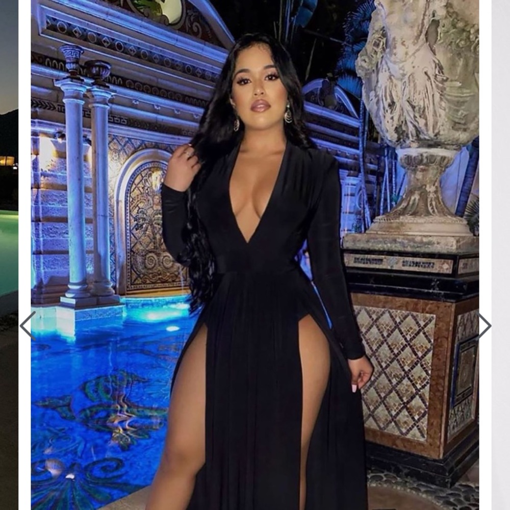 Fashion Nova Spree Dress - Black!!